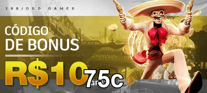 Imagem de personagem de jogo com destaque para 75c.
